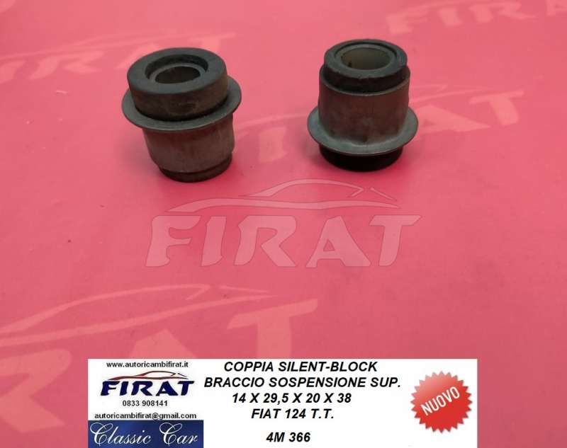 SILENT-BLOCK BRACCI OSCILLANTI FIAT 124 (366)